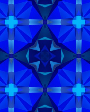 Etnik desen. Soyut kaleydoskop 