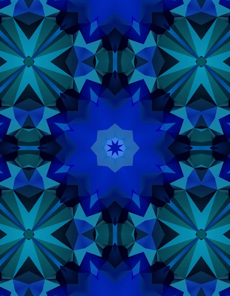 Etnický vzor. Abstraktní kaleidoskop — Stock fotografie