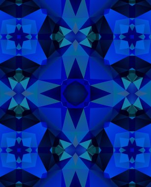 Etnik desen. Soyut kaleydoskop 