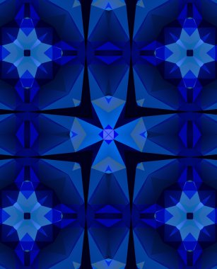 Etnik desen. Soyut kaleydoskop 