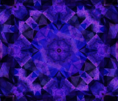 Etnik desen. Soyut kaleydoskop 