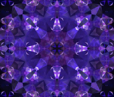 Etnik desen. Soyut kaleydoskop 