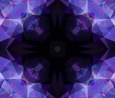 Etnik desen. Soyut kaleydoskop 