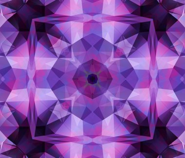 Etnik desen. Soyut kaleydoskop 