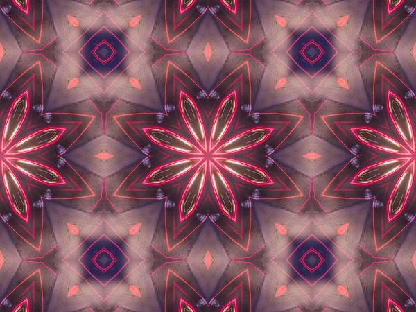 Etnický vzor. Abstraktní kaleidoskop — Stock fotografie