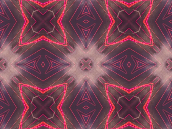 Etnický vzor. Abstraktní kaleidoskop — Stock fotografie