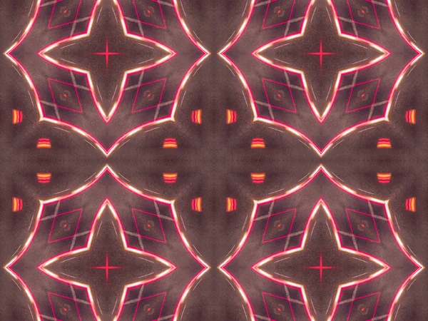 Etnický vzor. Abstraktní kaleidoskop — Stock fotografie