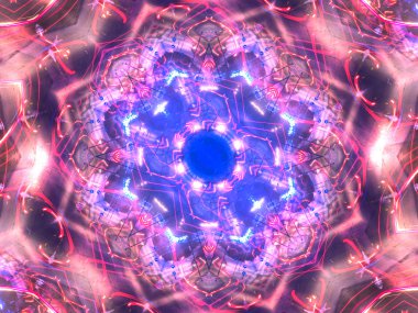 Etnik desen. Soyut kaleydoskop 