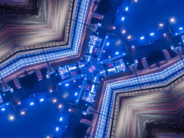 Etnik desen. Soyut kaleydoskop 