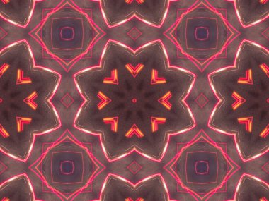 Etnik desen. Soyut kaleydoskop 