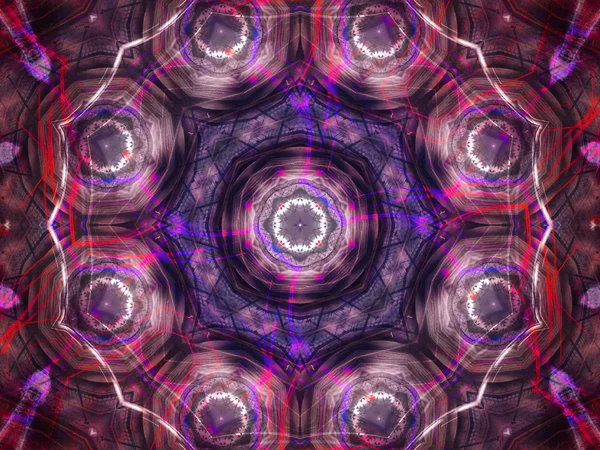 Etnický vzor. Abstraktní kaleidoskop — Stock fotografie