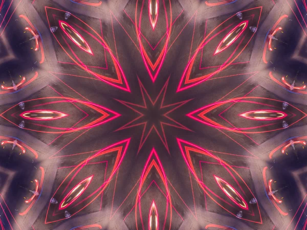 Etnický vzor. Abstraktní kaleidoskop — Stock fotografie