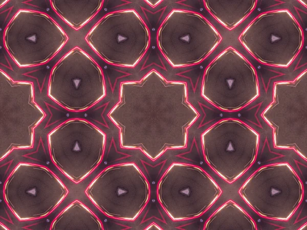 Etnický vzor. Abstraktní kaleidoskop — Stock fotografie