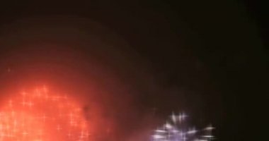 Havai fişek arka plan bulanık peri ışıkları.