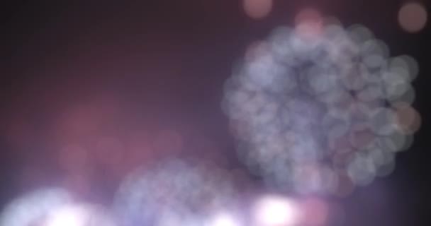 lumières de fées floues de fond de feux d'artifice .
