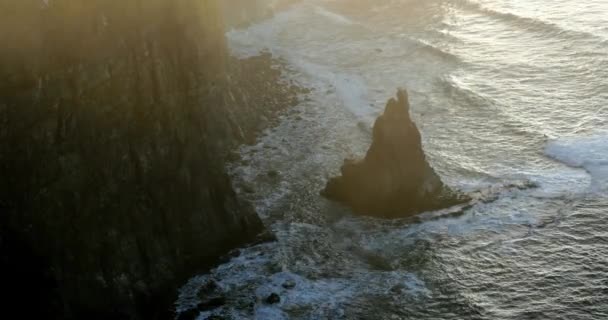 Скалы Мохера в графстве Клэр, Ирландия — стоковое видео