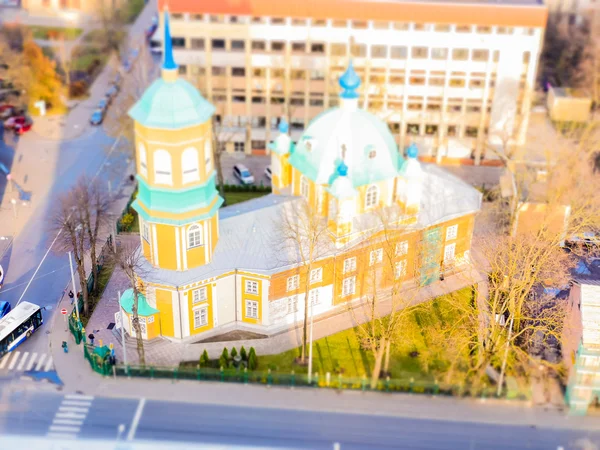 Riga, Letland - Panorama van de oude stad van Riga. — Stockfoto