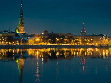 Quay Daugava Nehri Riga,