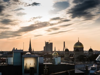 Riga Panoraması birinden binalar