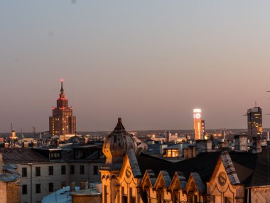 Riga Panoraması birinden binalar