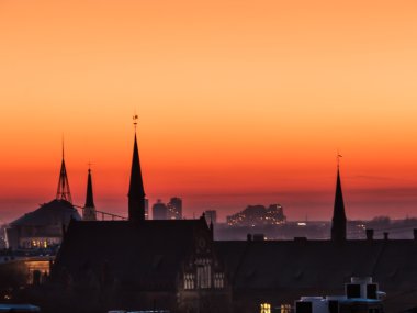 Riga Panoraması birinden binalar