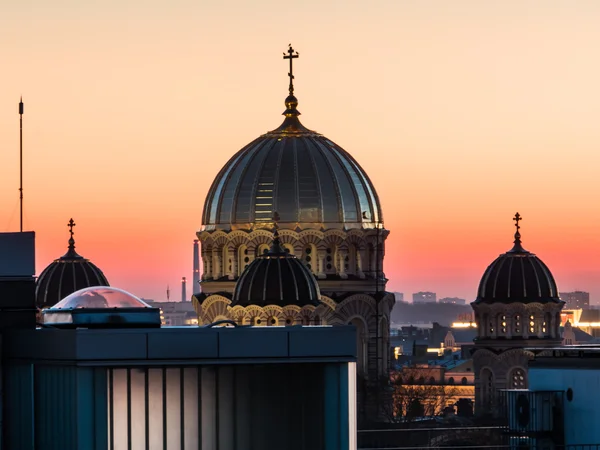 Födelsekyrkan av Kristus domkyrkan i Riga — Stockfoto