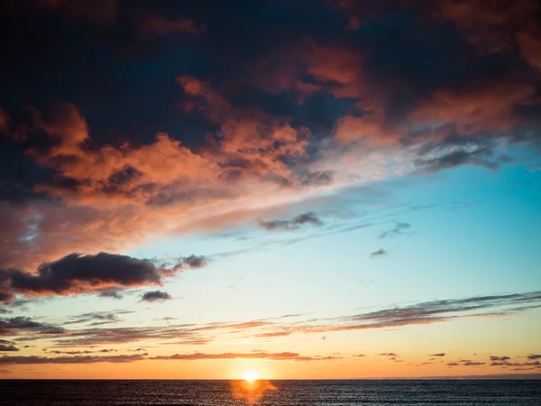 Coucher de soleil sur la mer Baltique — Photo