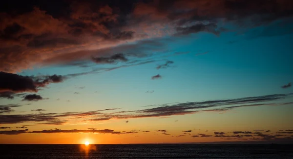 Coucher de soleil sur la mer Baltique — Photo