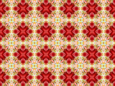 Etnik model. soyut kaleydoskop kumaş tasarımı.