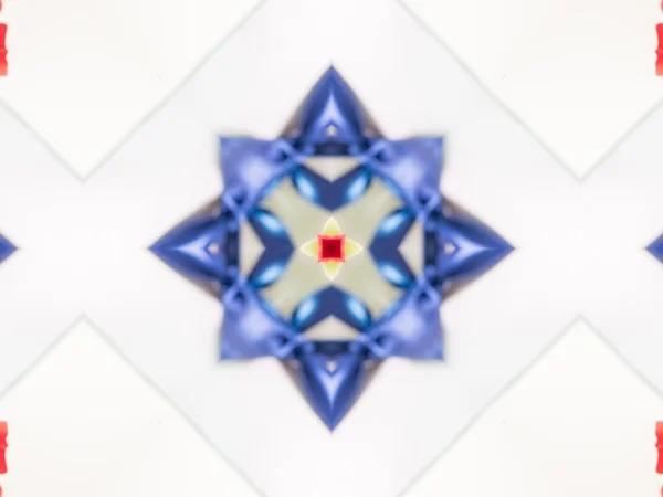 Ethnische Muster. abstraktes Kaleidoskop-Stoffdesign. — Stockfoto