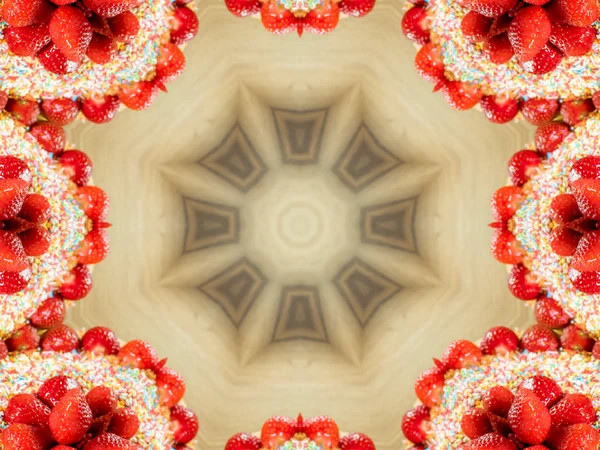 Ethnic pattern. Abstract kaleidoscope  fabric design. — Stock Photo, Image