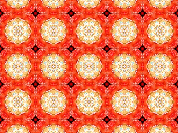 Ethnic pattern. Abstract kaleidoscope  fabric design. — Stock Photo, Image