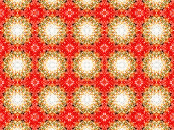 Ethnic pattern. Abstract kaleidoscope  fabric design. — Stock Photo, Image