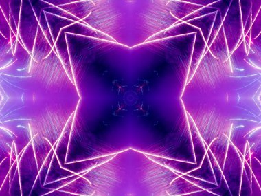 Etnik model. soyut kaleydoskop kumaş tasarımı.