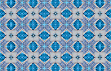 Etnik model. soyut kaleydoskop kumaş tasarımı.