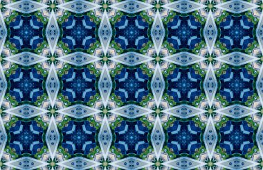 Etnik model. soyut kaleydoskop kumaş tasarımı.