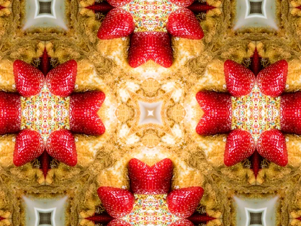 Ethnic pattern. Abstract kaleidoscope  fabric design. — Stock Photo, Image