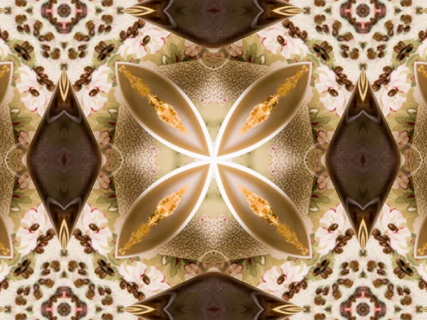 族裔模式。万花筒织物的抽象设计. — 图库照片