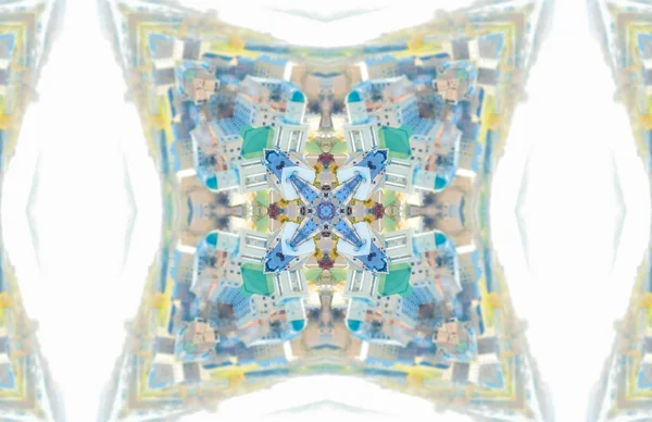 Modèle ethnique. conception abstraite de tissu kaléidoscope. — Photo