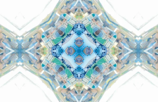 Etnický vzorec. abstraktní kaleidoskop textilie design. — Stock fotografie