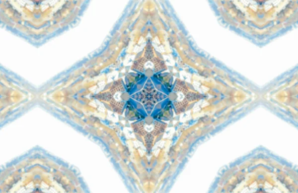 Ethnic pattern. Abstract kaleidoscope  fabric design. — Stock Photo, Image