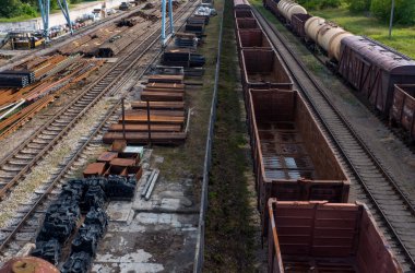 demiryolu, vagon, demiryolu, tren 