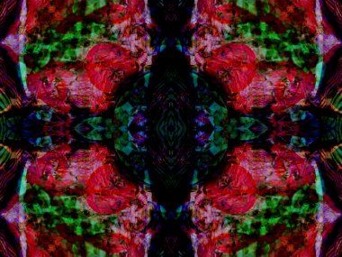 Kırmızı sorunsuz mandala tasarım