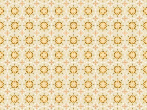 Narancssárga színű rajz Kaleidoszkóp minta — Stock Fotó