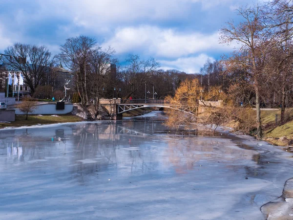 Riga Lettland Panorama-Stadtbild der größten Stadt der baltischen Staaten. — Stockfoto