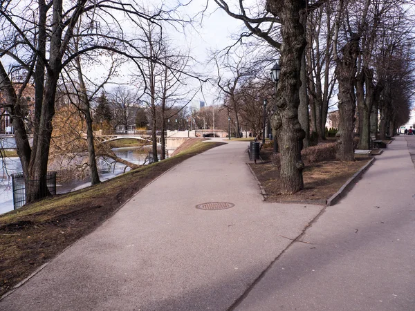 Riga Lettonie Paysage urbain panoramique de la plus grande ville États baltes . — Photo