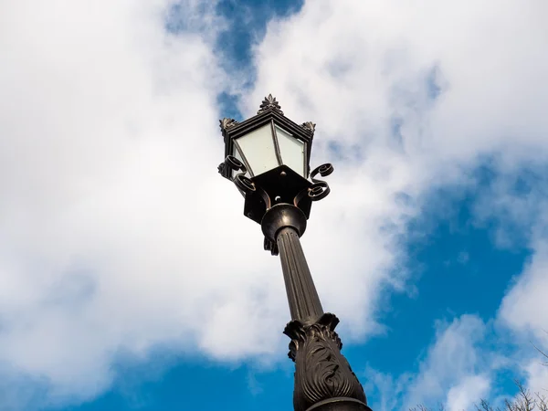 Electric Street lamp under sky — Stock Photo, Image