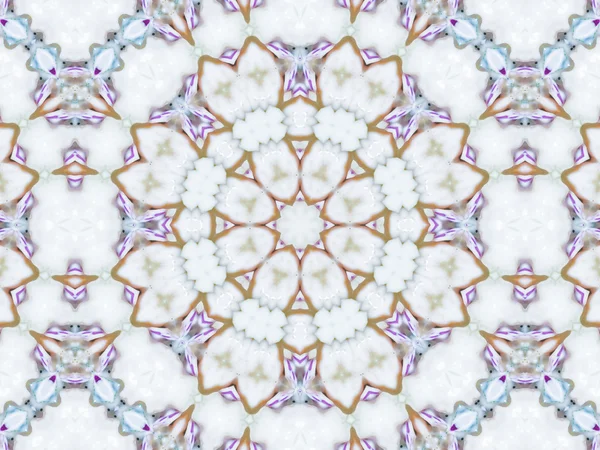 Dekorativní pozadí abstraktní kaleidoskop — Stock fotografie