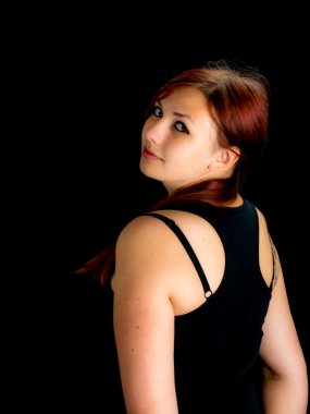 arka plan siyah kız.