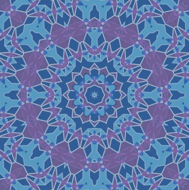 Renkli çiçek Dürbünü desen, soyut tasarım